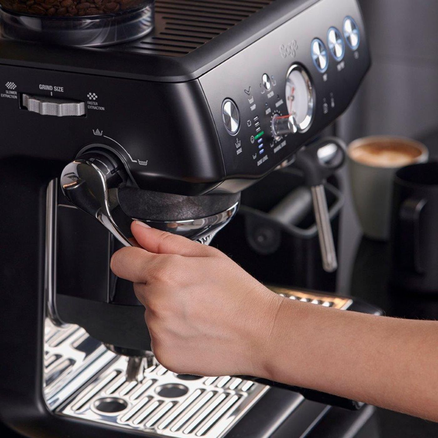 Machine à Expresso Barista Express Impress noir truffe